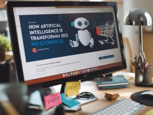 Comment l'intelligence artificielle transforme le SEO pour les sites e-commerce.